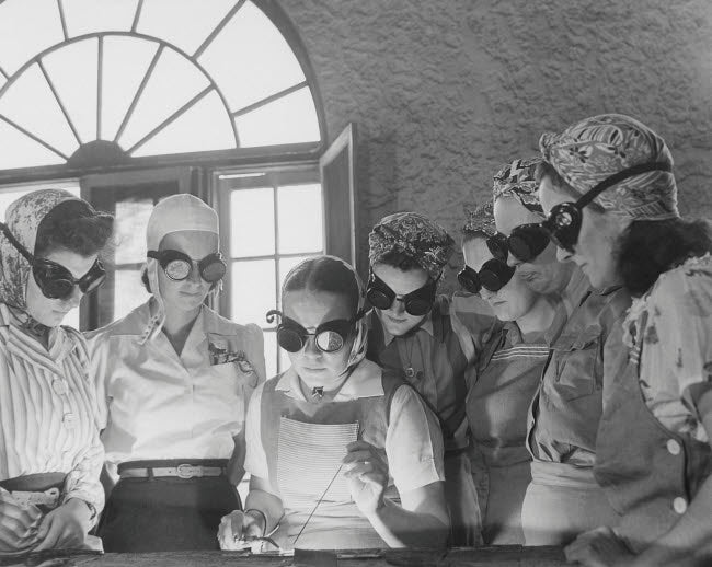 Women Learning War Work at a Vocational School in Central Florida 1942 Poster Print