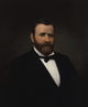 Vintage portrait of President Ulysses S. Grant poster print.