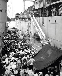 Refugees Awaiting Departure in Haiphong, Vietnam, 1954 poster print.