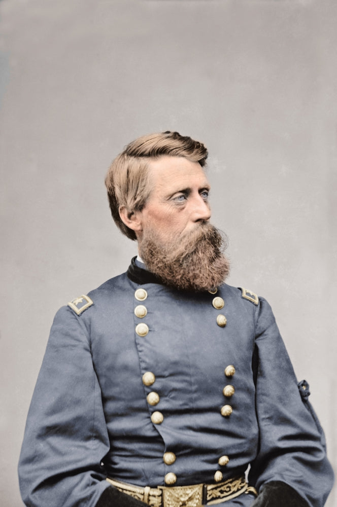Civil War General Jefferson C. Davis Poster Print from 1860