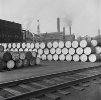 June 1943 Drums of Glycerine Ready for Shipment Poster Print