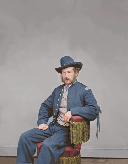 Captain Edward P. Doherty portrait print from the Civil War era.