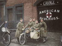 American Red Cross Unit in Great Britain Poster Print