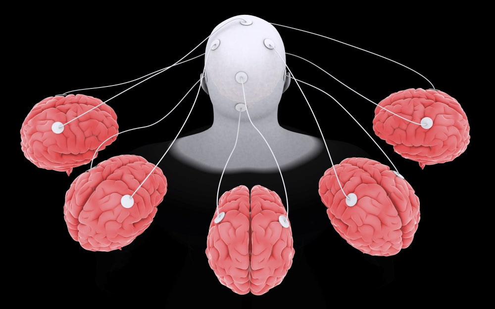 Multi-Brain Processing Conceptual Poster Print