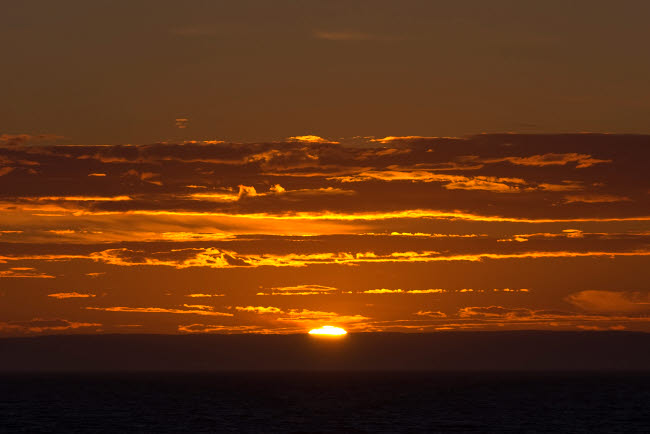Sunset at Gulf of St Lawrence Poster Print by Yuichi Takasaka, vibrant sunset artwork