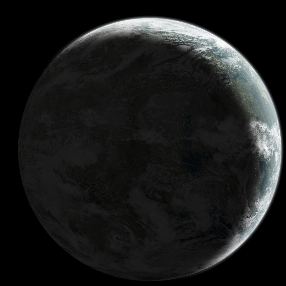 Artist's Concept of an Earth-like Planet Poster Print showcasing a vibrant celestial scene.
