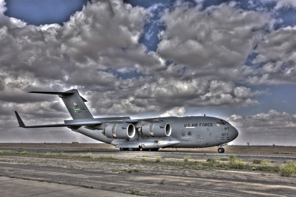 C-17 Globemaster Unloading Poster Print in Tikrit, Iraq