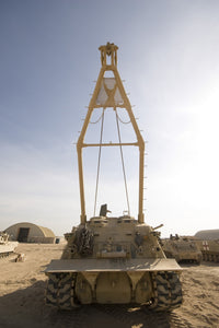 Baqubah Iraq M88 Recovery Vehicle Poster Print at Camp Warhorse