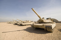 Baqubah Iraq M1 Abrams Tank at Camp Warhorse Poster Print