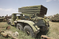 Kunduz Afghanistan Old Russian BM-21 Launch Vehicle Poster Print
