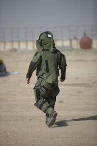 Kunduz, Afghanistan U.S. Marine in German Army EOD Blast Suit Poster Print