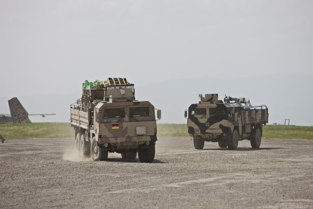 Kunduz, Afghanistan German Army MAN 7t military truck poster print