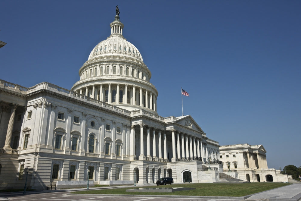 United States Capitol Building Poster Print - Washington D.C.