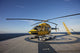 Bell 407 Utility Helicopter on Oil Rig Helipad Poster Print
