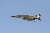F-4 Phantom Jet in Flight Over Houston Poster Print