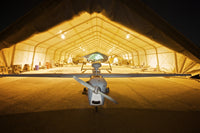 RQ-5 Hunter unmanned aerial vehicle on tarmac at COB Speicher, Tikrit, Iraq.