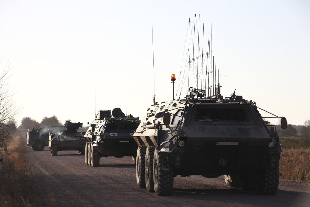 German Army TPz Fuchs Armored Personnel Carriers Training Poster Print
