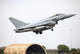 German Eurofighter taking off from Albacete Airfield during NATO exercise.