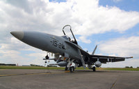 Spanish F-18M aircraft at Lechfeld Airfield Poster Print