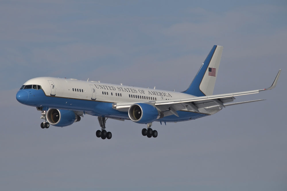 Boeing C-32A of the 89th Airlift Wing in Flight Poster Print