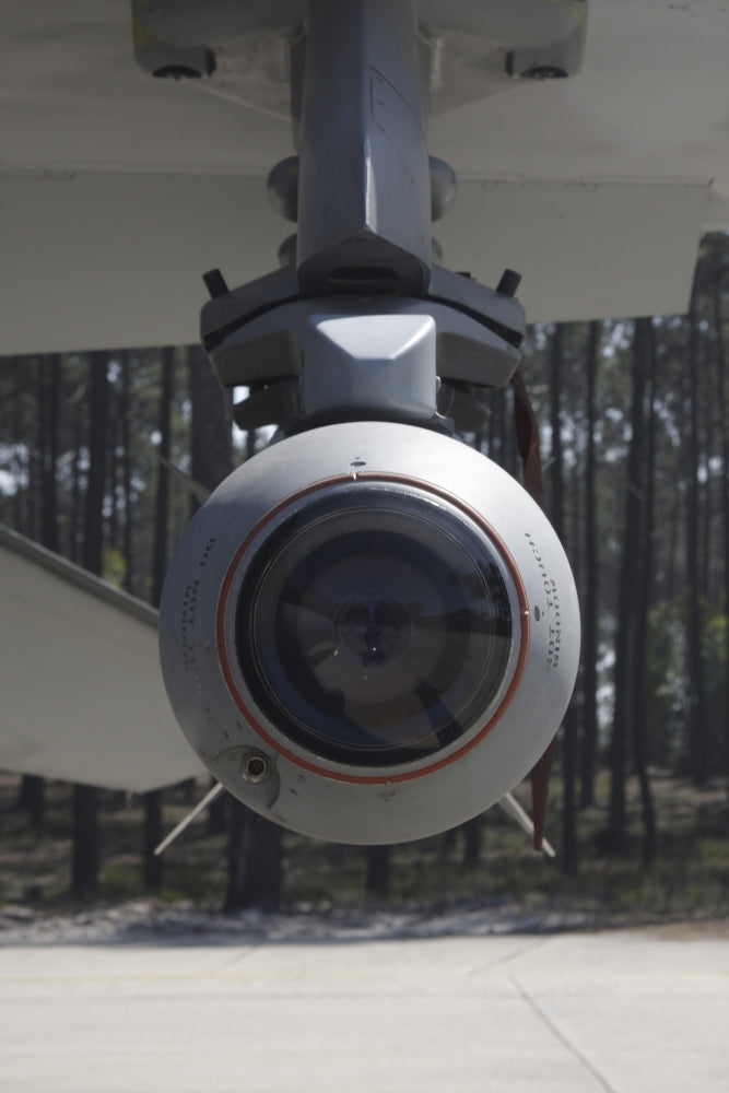Close-up of AGM-65 Maverick missile on F-16 Fighting Falcon Poster Print