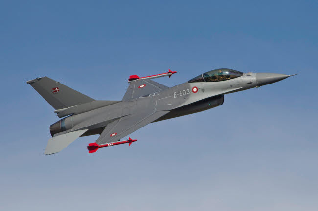Royal Danish Air Force F-16A Fighting Falcon Poster Print by Timm Ziegenthaler