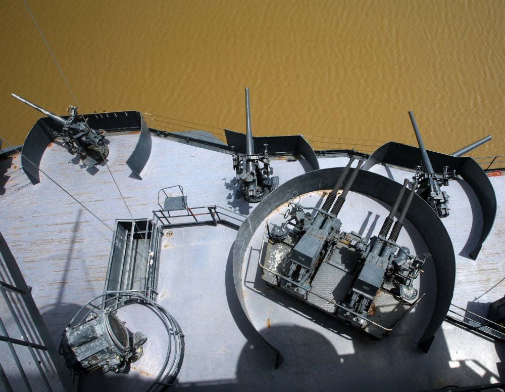 Twin Bofors 40mm Anti-Aircraft Naval Guns Poster Print
