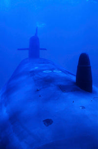 Bow view poster print of the USS Kamehameha by Stocktrek Images.