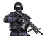 SWAT Team Officer Poster Print by Oleg Zabielin, showcasing tactical law enforcement.
