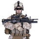 U.S. Marine with assault rifle poster print by Oleg Zabielin