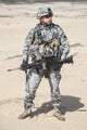 U.S. Airborne Infantry Corporal with Machine Gun Poster Print by Oleg Zabielin