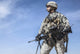 Portrait of United States Airborne Infantry Corporal with machine gun poster print by Oleg Zabielin.