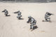 Team of United States Airborne Infantry in action in the desert poster print by Oleg Zabielin.