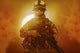 United States Paratrooper Airborne Infantry in Smoke Poster Print by Oleg Zabielin