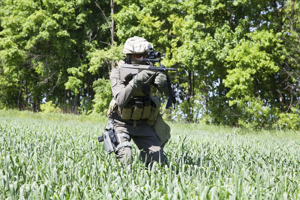 Jagdkommando soldier from Austrian special forces poster print by Oleg Zabielin.