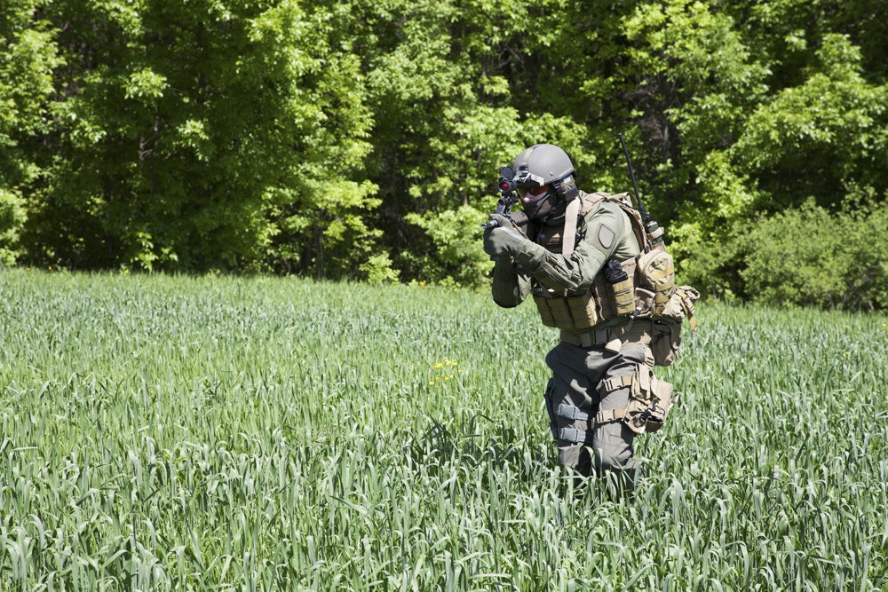 Austrian special forces Jagdkommando soldier poster print by Oleg Zabielin.