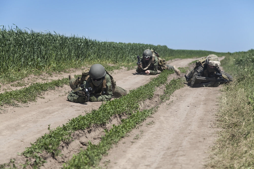 Jagdkommando soldiers of the Austrian special forces poster print.