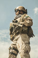 Navy SEAL Team Member in Action Poster Print by Oleg Zabielin
