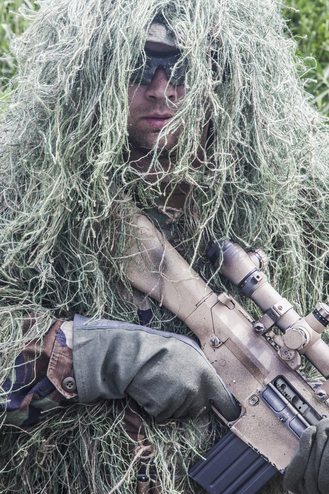 Navy Seal sniper in action poster print by Oleg Zabielin