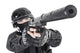 Spec Ops Police Officer SWAT poster print featuring a tactical officer in black uniform with a pistol.