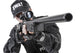 SWAT police officer in black uniform poster print by Oleg Zabielin