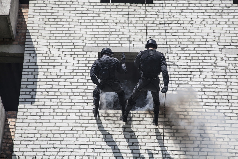 Spec Ops Police Officers SWAT Assault Operation Poster Print by Oleg Zabielin