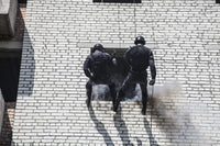 Spec Ops Police Officers SWAT Assault Operation Poster Print by Oleg Zabielin