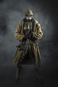 Nuclear Post-Apocalypse Survivor studio shot poster print by Oleg Zabielin.