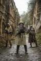 Post-apocalypse survivors in gas masks artwork print by Oleg Zabielin