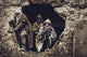 Nuclear post-apocalypse survivors in ruins art print by Oleg Zabielin.