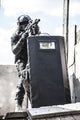 Spec Ops Police Officers SWAT in Action Poster Print by Oleg Zabielin