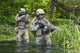 Green Berets U.S. Army Special Forces Group soldiers in action poster print