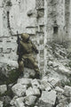 Post-Apocalypse Survivor in Gas Mask Art Print by Oleg Zabielin