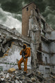 Post-Apocalypse Scientist Researcher Poster Print by Oleg Zabielin
